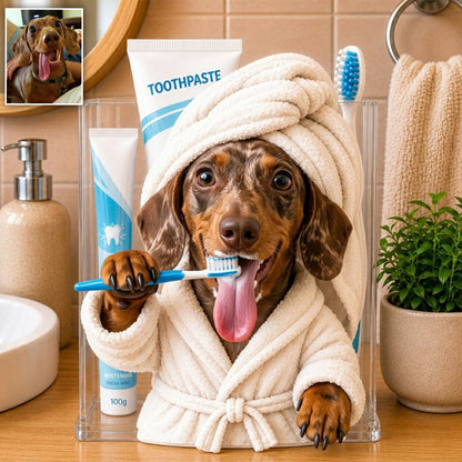 Cute Pet, Pet Lovers Gift - Personalized Dog Acrylic Pot