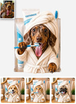 Cute Pet, Pet Lovers Gift - Personalized Dog Acrylic Pot