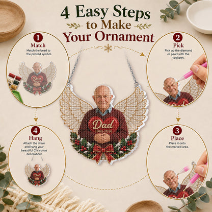 I'm Always With You - Personalized Memorial Diamond Painting Ornament Kit