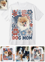 Dog Mom In This 4th Of July - Personalized Dog T-shirt And Hoodie