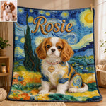 Pet Potrait - Personalized Dog Blanket