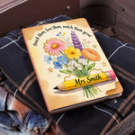 Teacher Gifts Boho Kraft - Personalized Teacher Leather Journal