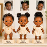 Watching You Grow Memory Set, Parents Gift - Personalized Kid Premium 3D Figurine