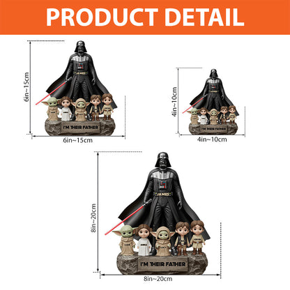 Best Dad In The Galaxy - Christmas Gift for Dad - Personalized The Force Custom Shaped Acrylic Plaque