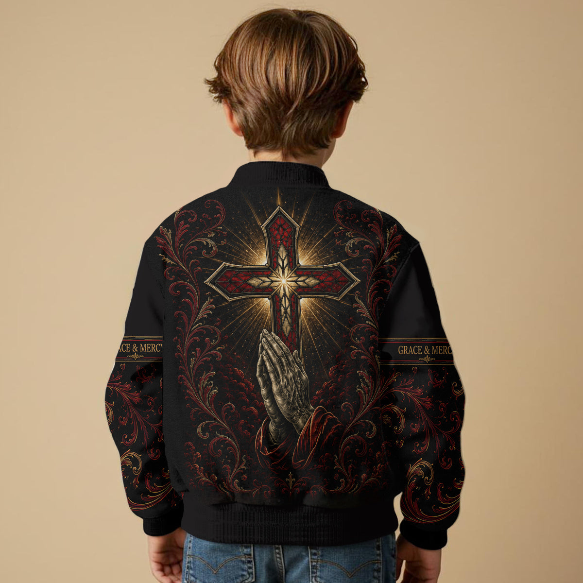 Walk By Faith - Personalized Christian Varsity Jacket