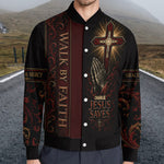 Walk By Faith - Personalized Christian Varsity Jacket