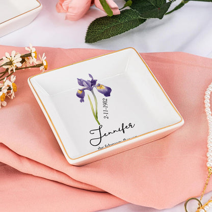 Happy Birthday - Personalized Birthday Fully Printed Jewelry Dish