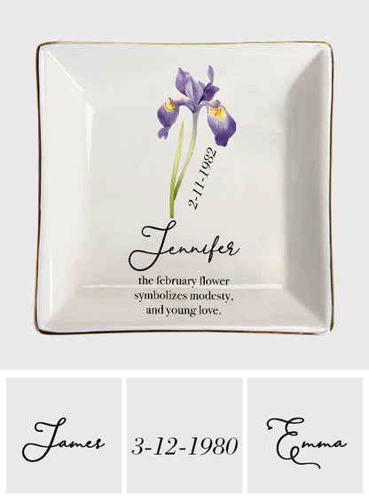 Happy Birthday - Personalized Birthday Fully Printed Jewelry Dish