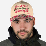 Just A Girl Who Loves Flamingos - Personalized Flamingo Classic Cap