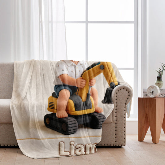 Any Photo, Any Animal Or Vehicle - Personalized Kid Blanket