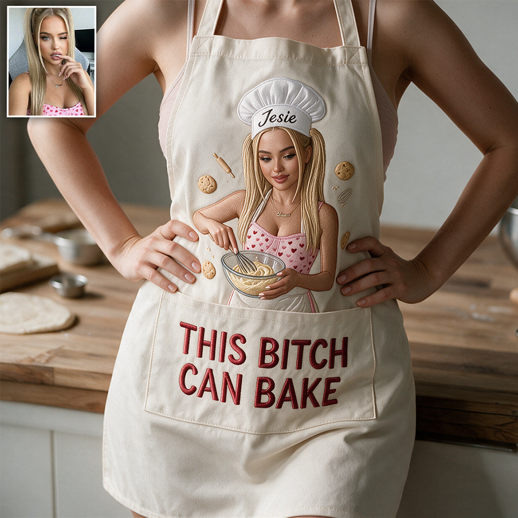 Shut The Fucupcakes - Personalized Baking Apron With Pockets