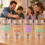 One More Round - Personalized Family Frosted Cup