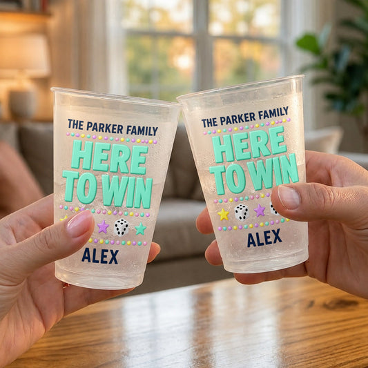 One More Round - Personalized Family Frosted Cup