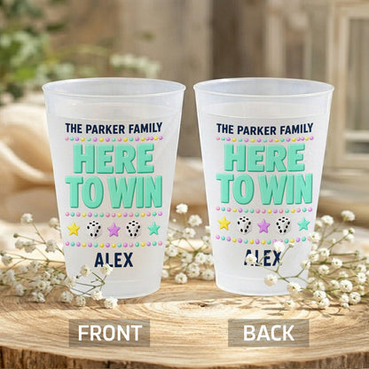 One More Round - Personalized Family Frosted Cup