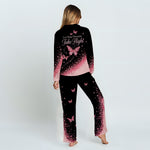 Love Butterfly - Personalized Butterfly Button Down Pajamas