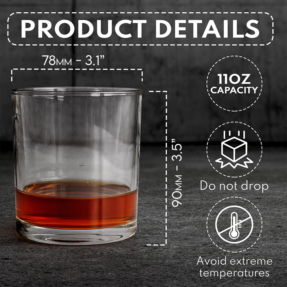 That Something So Fantastic - Personalized Father Whiskey Glass With Gift Box