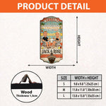 Welcome To Our Patio - Personalized Couple Wall Bottle Opener