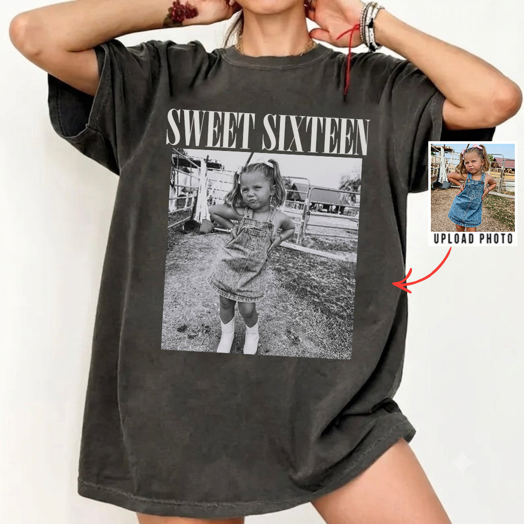 Birthday Gift - Personalized Birthday Washed T-Shirt