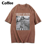 Birthday Gift - Personalized Birthday Washed T-Shirt