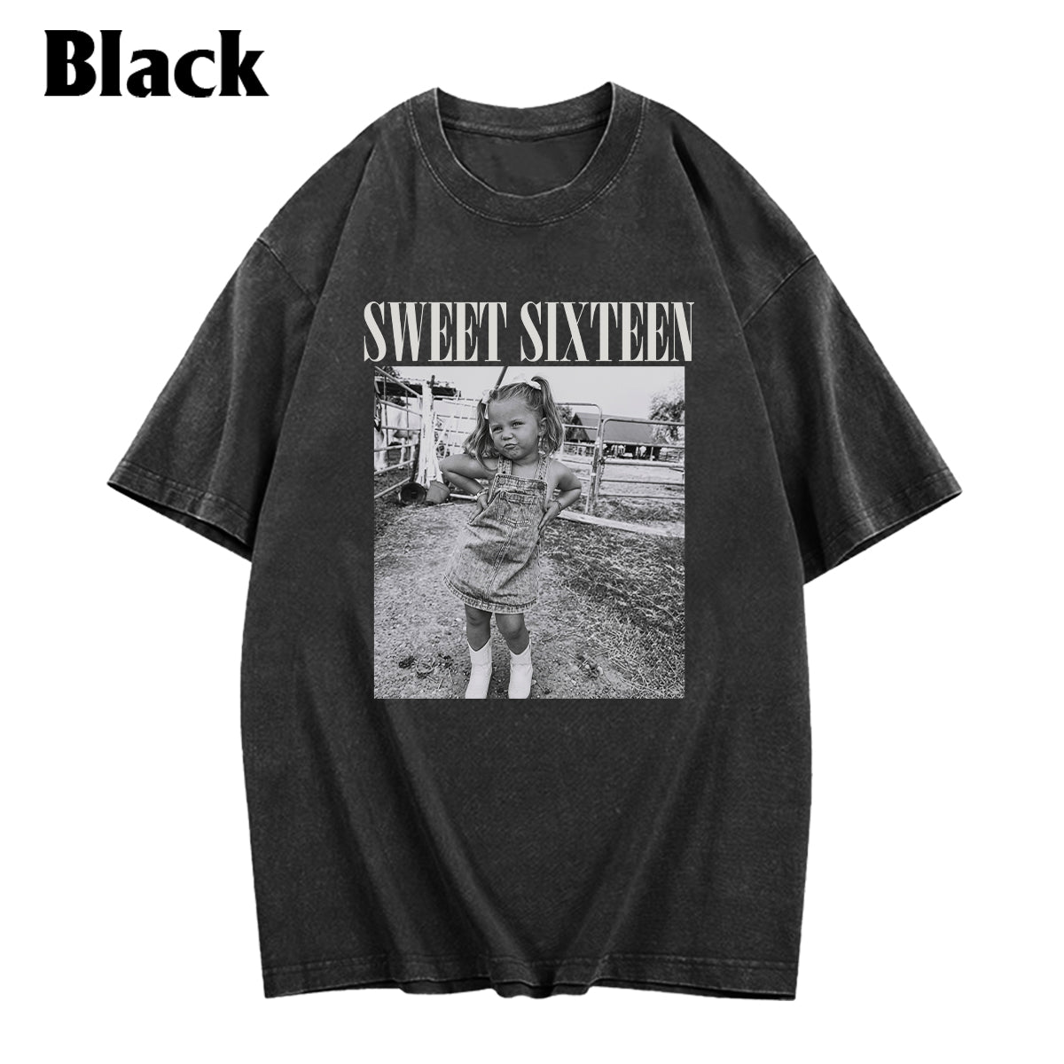 Birthday Gift - Personalized Birthday Washed T-Shirt