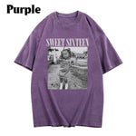 Birthday Gift - Personalized Birthday Washed T-Shirt