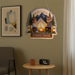 Camping Partners For Life - Personalized Camping LED Light Acrylic Sign