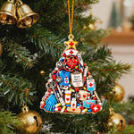 Nurse Gift Idea, Nurse Christmas Decor - Personalized Nurse Premium 3D Ornament
