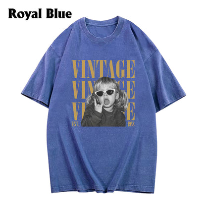 Birthday Gift - Personalized Birthday Washed T-Shirt