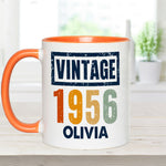 Birthday Gift - Personalized Birthday Accent Mug