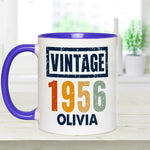 Birthday Gift - Personalized Birthday Accent Mug