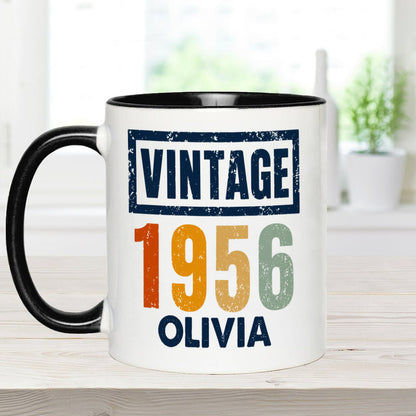 Birthday Gift - Personalized Birthday Accent Mug
