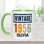 Birthday Gift - Personalized Birthday Accent Mug