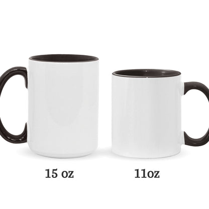 Fueled By Magic & Pink - Personalized Breast Cancer Awareness Accent Mug & Coaster