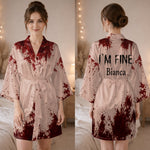 Happy Halloween - Personalized Halloween Satin Robe