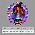 The Witch Is In - Personalized Witch Neon LED Light Sign