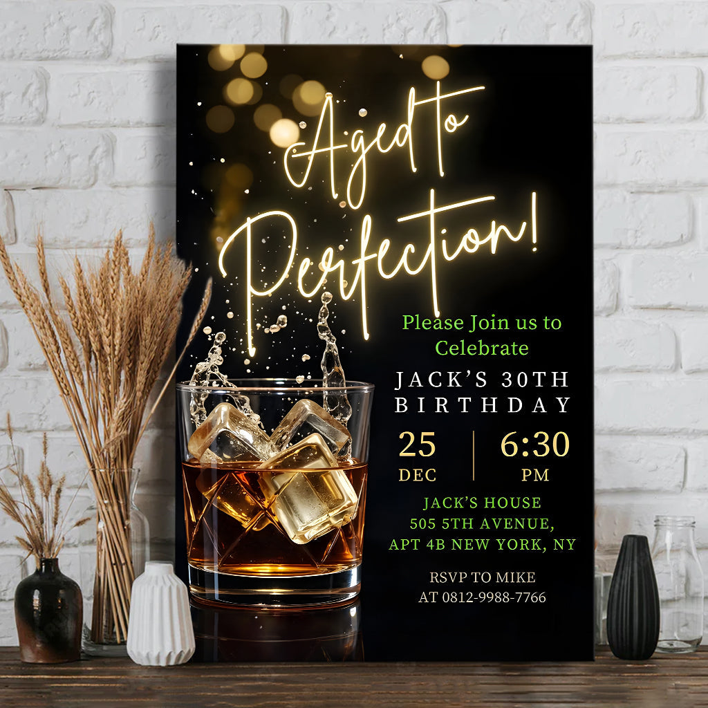 Happy Birthday - Personalized Birthday Canvas And Poster