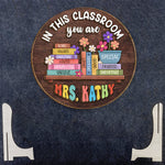 Back To School, Teacher Gift Idea - Personalized Teacher 2 Layered Wood Sign / Wood Plaque
