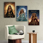 Custom You Sun, Moon & Rising Sign - Personalized Horoscope Poster & Canvas Set
