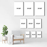 Custom You Sun, Moon & Rising Sign - Personalized Horoscope Poster & Canvas Set