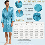 Bloodstained - Personalized Wine Satin Robe