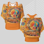 Hippie Souls - Personalized Hippie Off-Shoulder Top Set