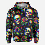 Skulls And Roses - Personalized Skull All Over Shirt