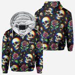 Skulls And Roses - Personalized Skull All Over Shirt