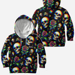 Skulls And Roses - Personalized Skull All Over Shirt