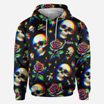 Skulls And Roses - Personalized Skull All Over Shirt