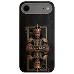 Black King - Personalized African American 3D Embossed Leather Phone Case