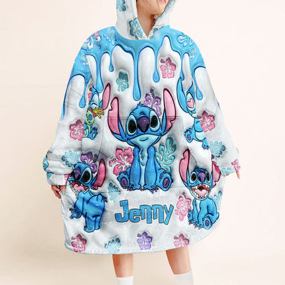 Ohana Means Family - Personalized Ohana Blanket Hoodie
