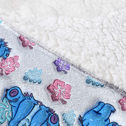 Ohana Means Family - Personalized Ohana Blanket Hoodie