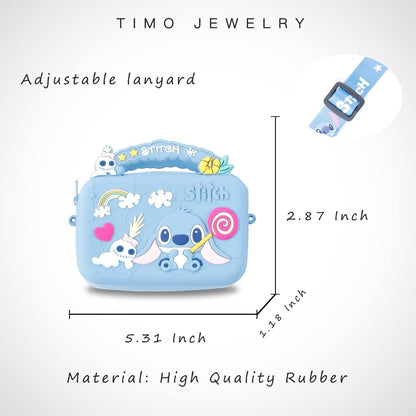 Stitch Mini Crossbody Bag – Cute Silicone Handbag/Shoulder Purse