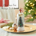 Christmas Tree Message in a Bottle Recording – Recordable Christmas Ornament with Voice Playback Cor